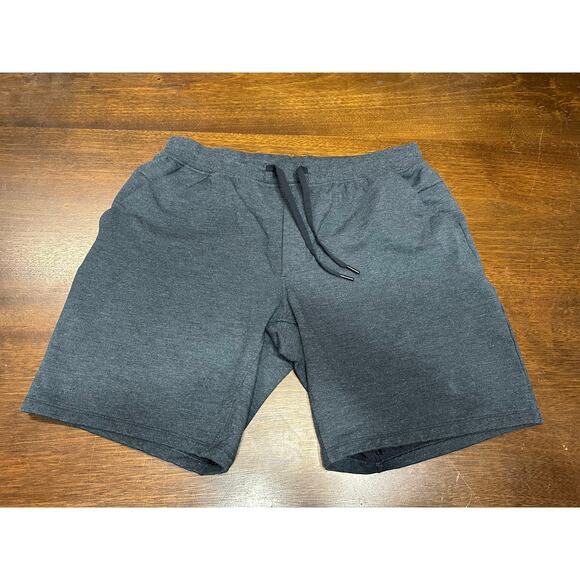 Lululemon Soft Jersey Shorts Men 2XL Black Neutral Lounge Workout Comfy Loose - Picture 1 of 12